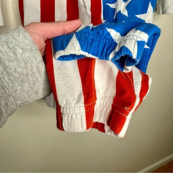Tipsy Elves American Flag Jumpsuit Patriotic Stars and Stripes Print Size Small - Picture 2 of 9